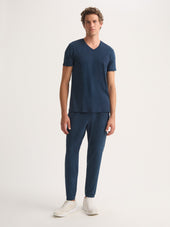 Men S V Neck T Shirt Basel Micro Modal Stretch