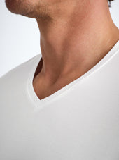 Men S V Neck T Shirt Basel Micro Modal Stretch