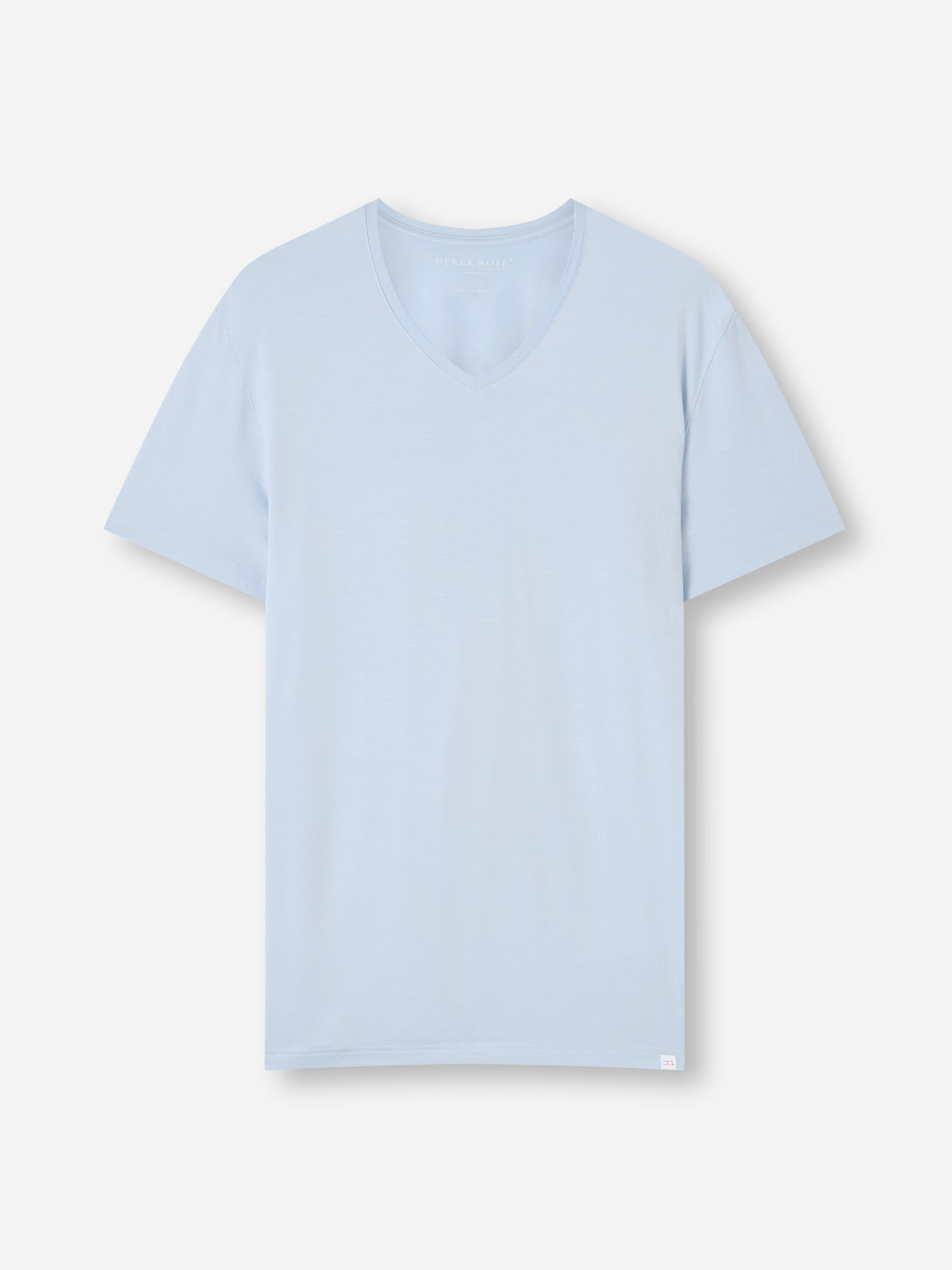 Men S V Neck T Shirt Basel Micro Modal Stretch Light