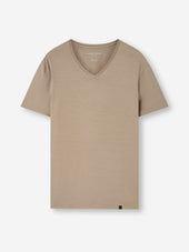 Men S V Neck T Shirt Basel Micro Modal Stretch