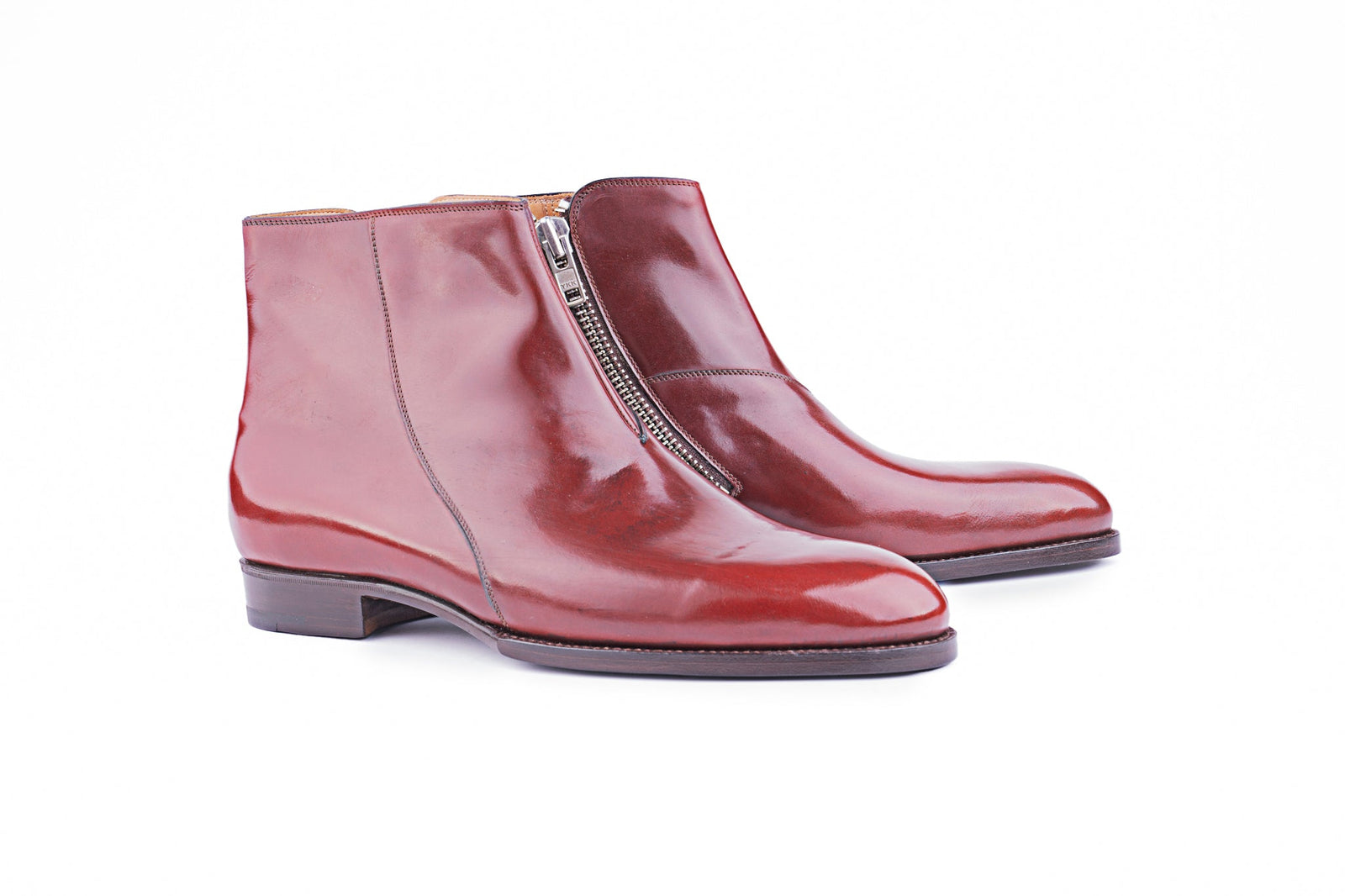 Plain Boot With Zipper