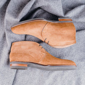 Chukka Boots In Whiskey Janus Calf Leather