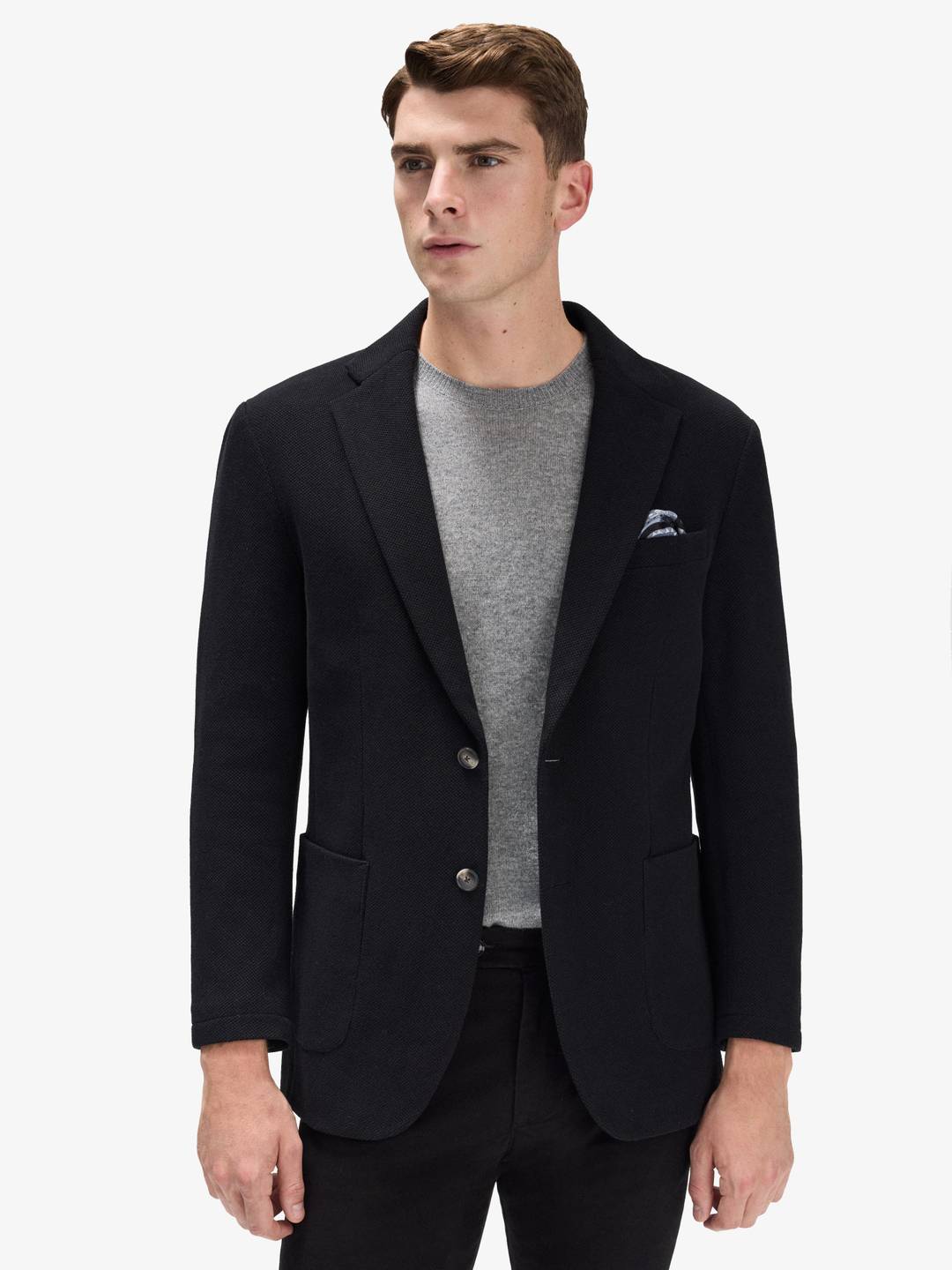 Black Knitted Jacket Theo