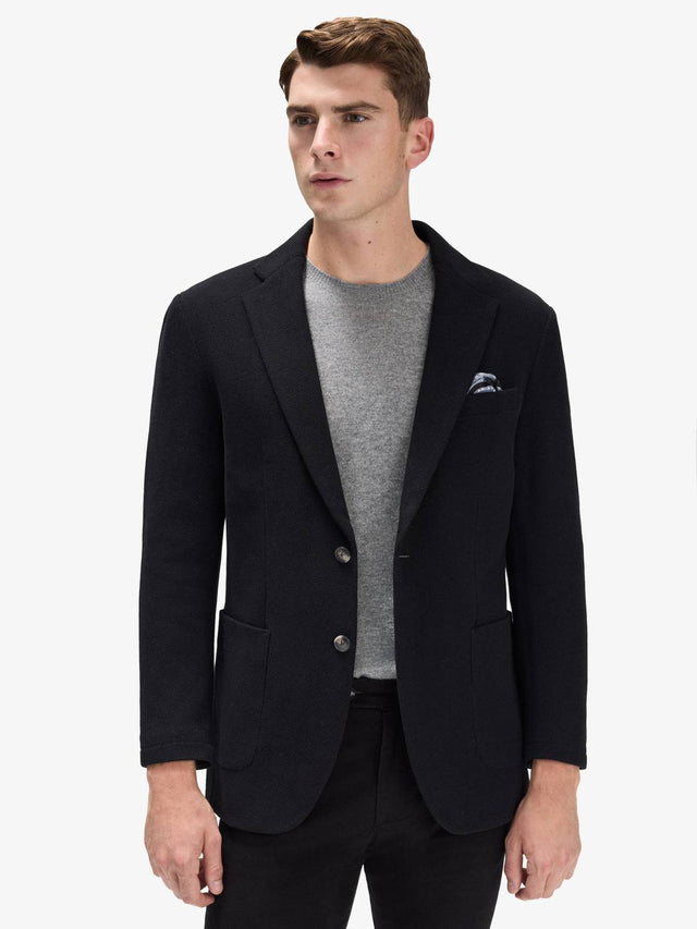 Black Knitted Jacket Theo
