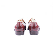Entwinded Loafer In Crust Calf Leather With Croc Application