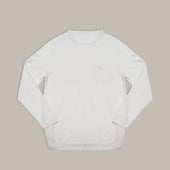 Linen Knitted Sweater In Off