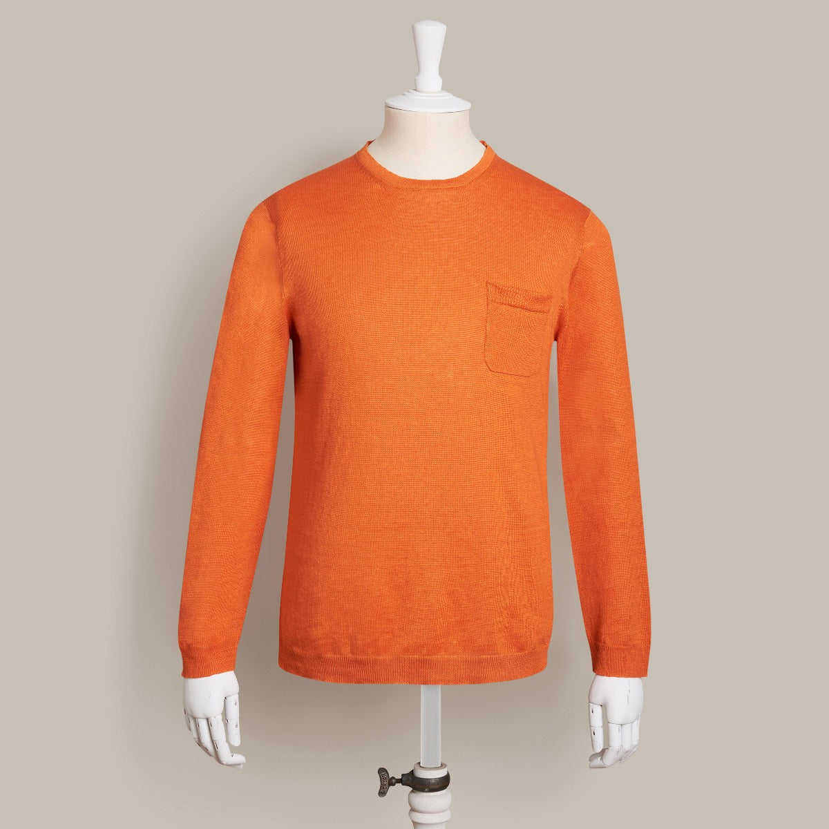 Linen Knitted Sweater In
