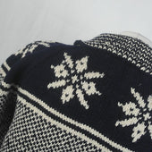 30d Swedish Snowflake Henley Sweater 100 Aran