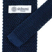 V Point Knit Tie Silk