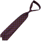 Ancient Madder Silk Tie Cherry Hand Rolled