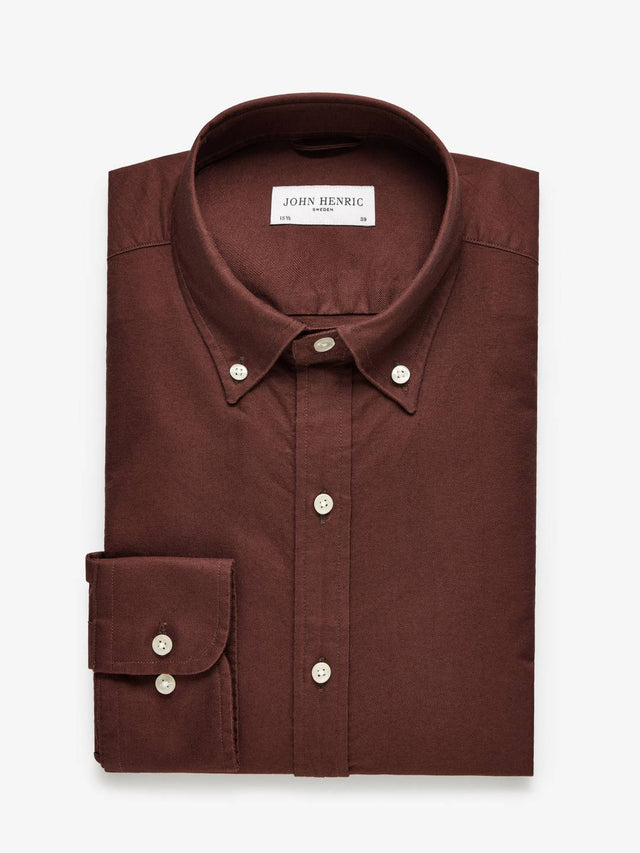 Dark Brown Oxford Shirt