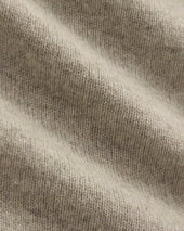 Luxe Merino Crew Cardigan | Heather Gravel