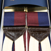 Barathea Braces Navy