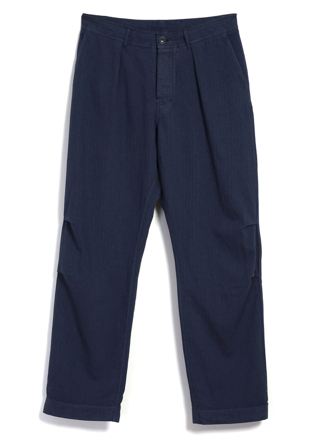 KARLO 31-28-3 | Wide Cut Utility Trousers | Blue