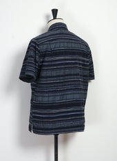 CALEB 31-36-3 | Short Sleeve Cabana Shirt | Multiple Blue