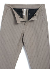 FRED 31-57-5 | Regular Fit Trousers | Beige Herringbone Pin