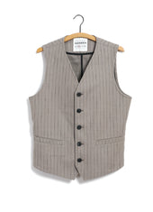 KNUD 31-57-5 | Casual Waistcoat | Beige Herringbone Pin