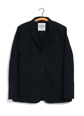 CHARLIE 31-64-2 | Easy Two Button Blazer | Black Parachute