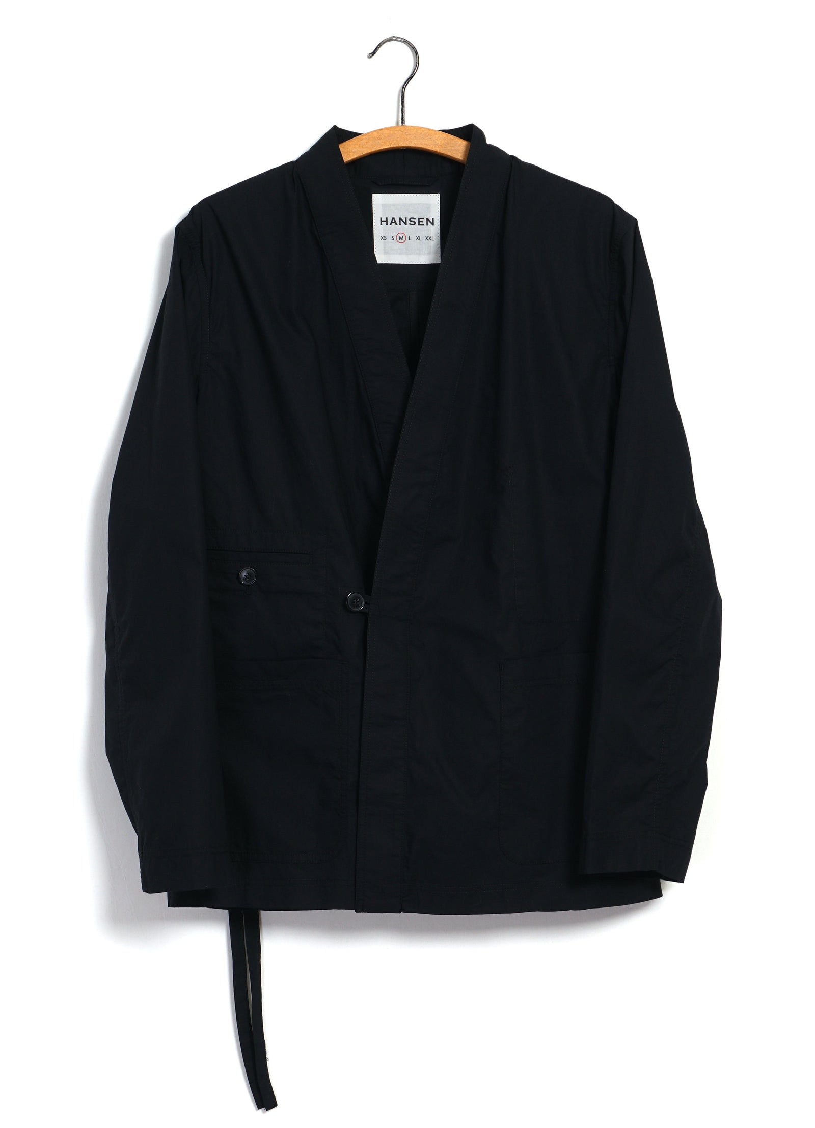 FOLKE 31-64-2 | Eastern Style jacket | Black Parachute