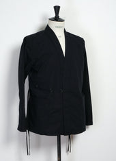FOLKE 31-64-2 | Eastern Style jacket | Black Parachute