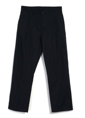 SUNE 31-64-2 | Pleated Classic Trousers | Black Parachute