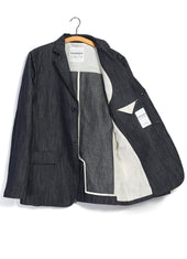 CHARLIE 31-66-3 | Easy Two Button Blazer | Navy Dobby