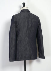 CHARLIE 31-66-3 | Easy Two Button Blazer | Navy Dobby