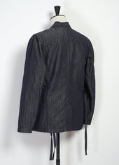 FOLKE 31-66-3 | Eastern Style Jacket | Navy Dobby