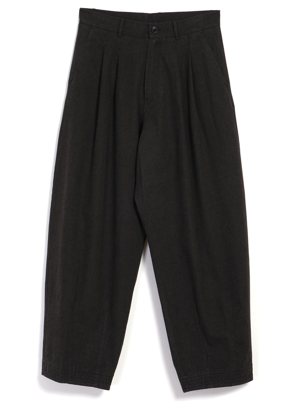 ANDREW 30-97-7 | Balloon Trousers | Brown Herringbone