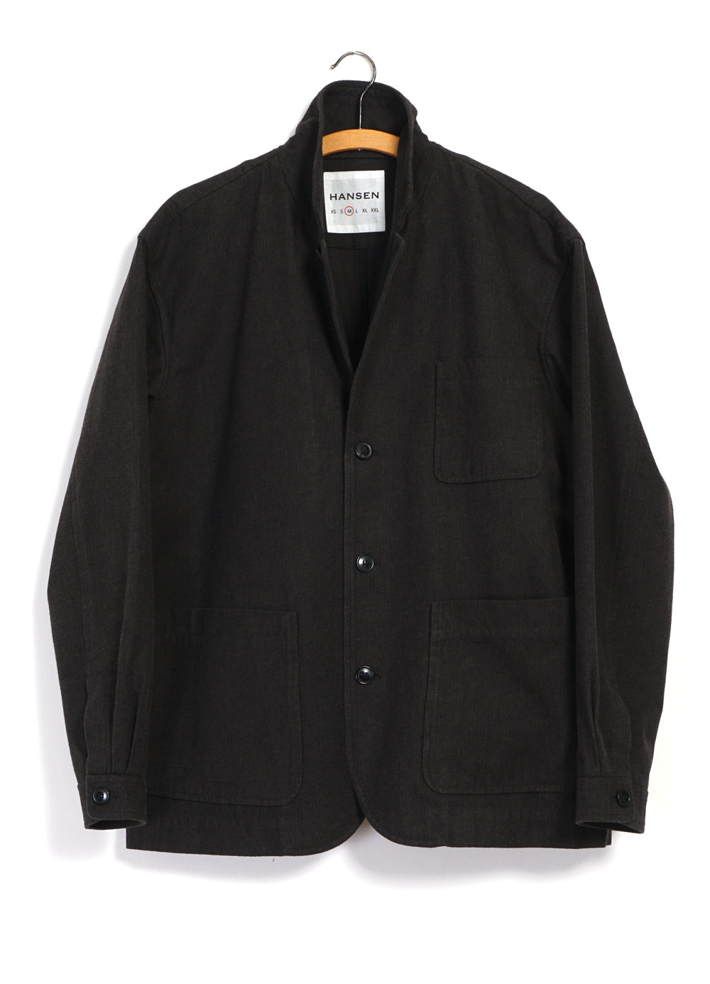 MALVIN 30-93-7 | Loose Cut Blazer | Brown Herringbone