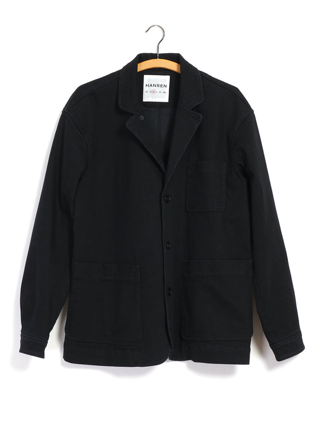 MALVIN 30-95-2 | Loose Cut Blazer | Black & Grey