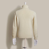 12ply Cashmere Roll Neck Sweater In