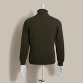 12ply Cashmere Roll Neck Sweater In