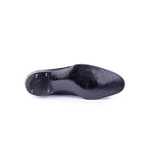 Straight Toe Oxford Fully Brogued In Dark Blue Calf Leahter