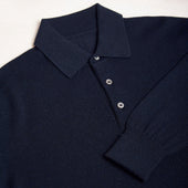Wool And Cashmere Polo Shirt In