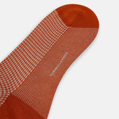 Houndstooth Mid Length Socks