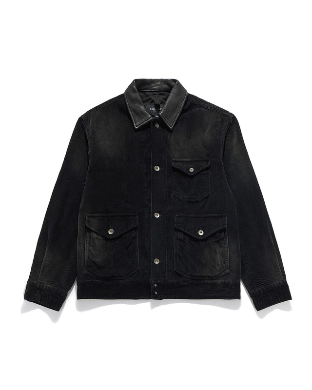 TRAPPER JACKET / BLACK CORDUROY