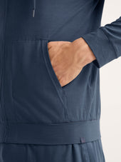 Men S Zip Up Hoodie Basel Micro Modal Stretch