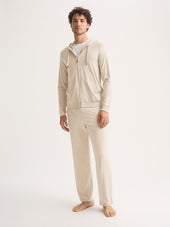 Men S Zip Up Hoodie Basel Micro Modal Stretch Light