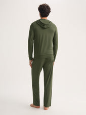 Men S Zip Up Hoodie Basel Micro Modal Stretch Evergreen