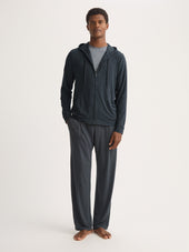 Men S Zip Up Hoodie Marlowe Micro Modal Anthracite