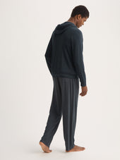 Men S Zip Up Hoodie Marlowe Micro Modal Anthracite