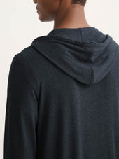 Men S Zip Up Hoodie Marlowe Micro Modal Anthracite