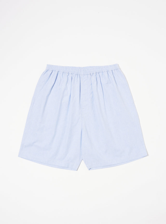 Ice Blue Recycled Cotton Pyjama Short