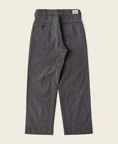 1940s Covert Salt & Pepper Trousers