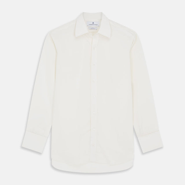 Cream Silk Whitby Shirt