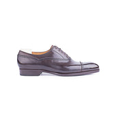 The Pedder Straight Toe Cap Oxford With Tipped Side Brogueing
