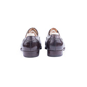 The Pedder Straight Toe Cap Oxford With Tipped Side Brogueing
