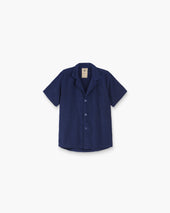 Navy Cuba Terry Shirt