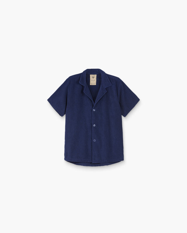 Navy Cuba Terry Shirt